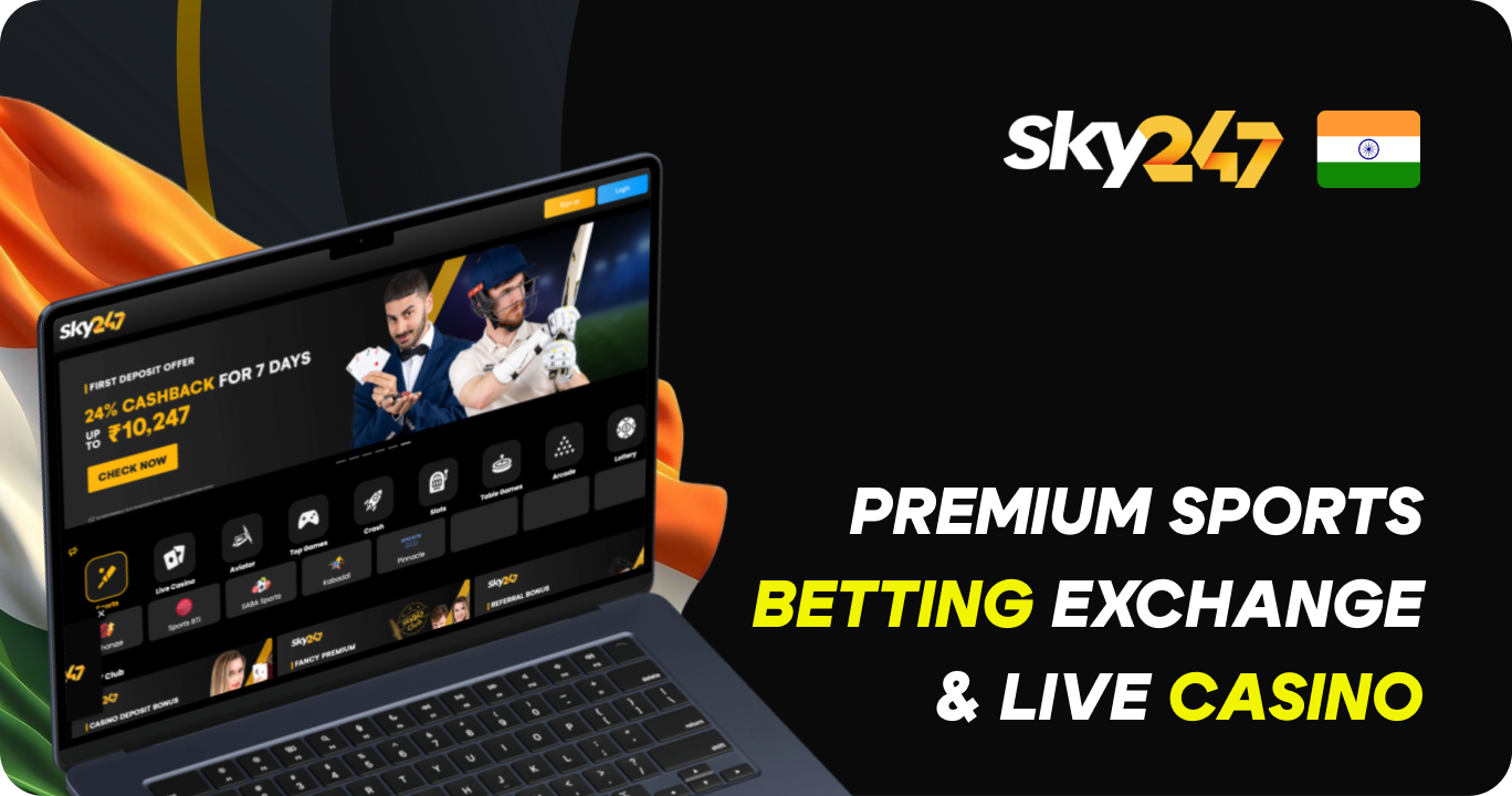 SKY247 India - Premium Sports Betting Exchange and Live Casino